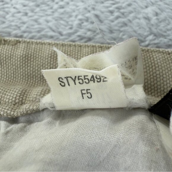 Patagonia Women's Size 31x30 Classic Straight Leg Beige Pants 100% Cotton - Picture 4 of 10